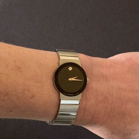 EUC MOVADO Classic Stainless Steel watch (28mm) - Picture 8 of 15